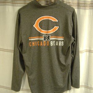 Chicago Bears 1/4 Zip Long Sleeve